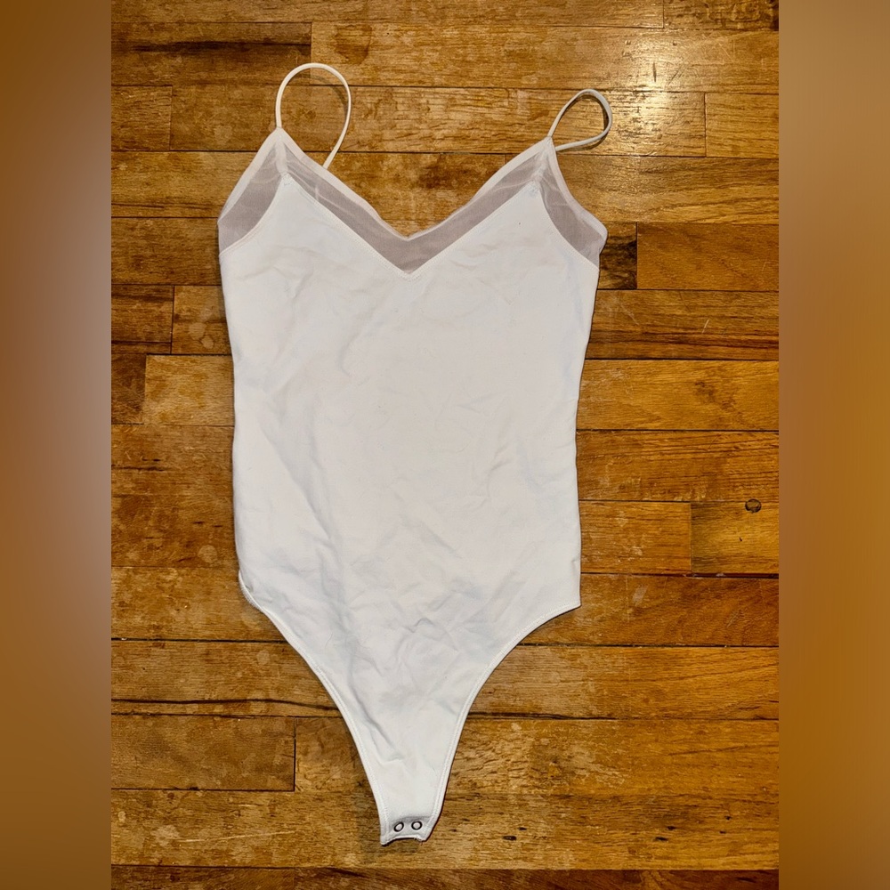 Abercrombie white tank bodysuit